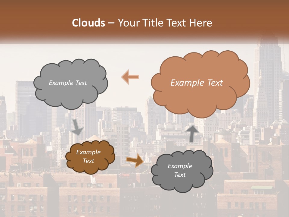 Tower Skyscraper Manhattan PowerPoint Template