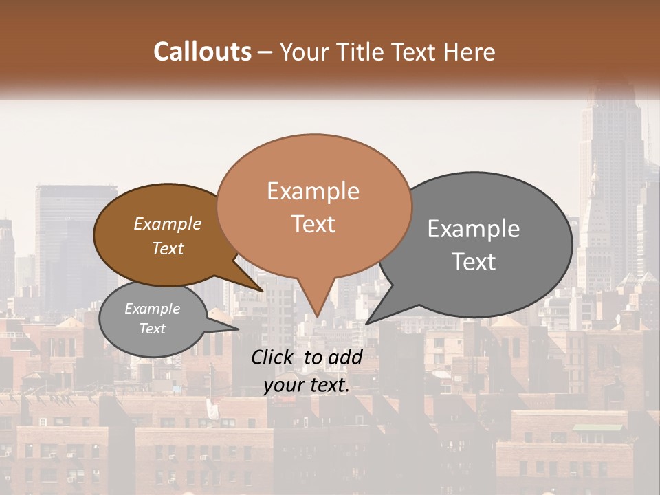 Tower Skyscraper Manhattan PowerPoint Template