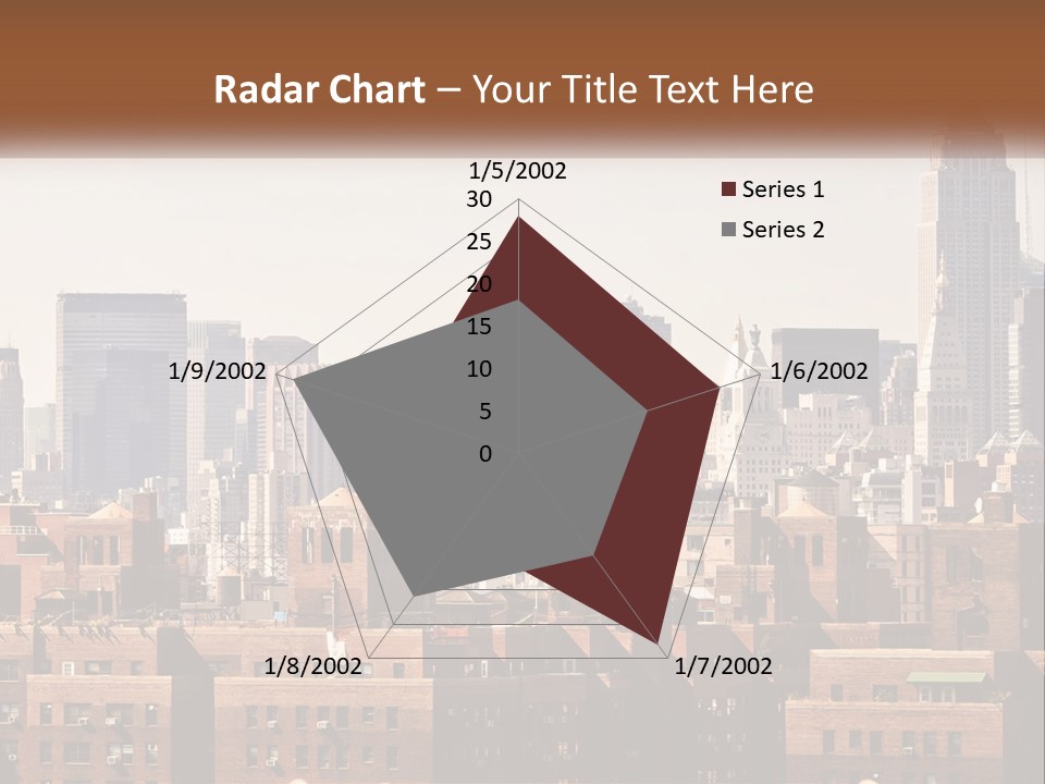 Tower Skyscraper Manhattan PowerPoint Template