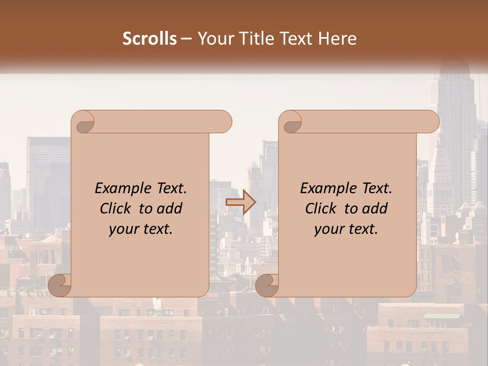 Tower Skyscraper Manhattan PowerPoint Template