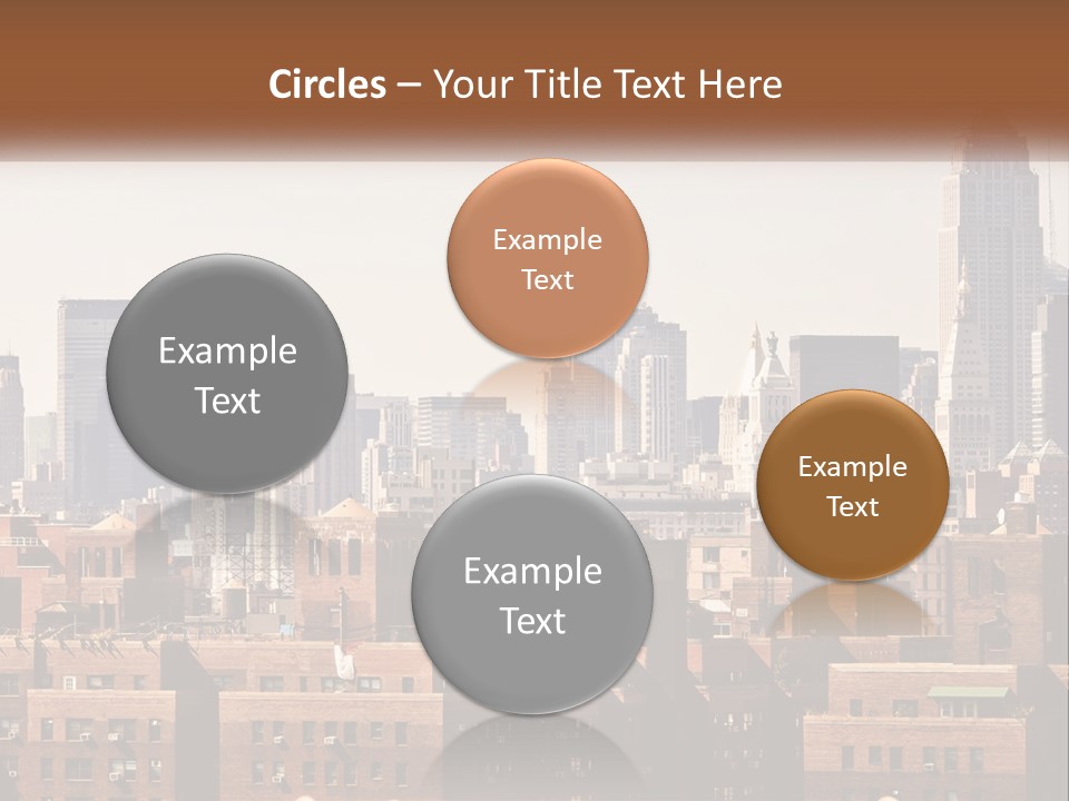 Tower Skyscraper Manhattan PowerPoint Template