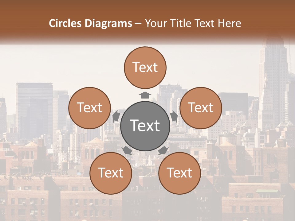 Tower Skyscraper Manhattan PowerPoint Template