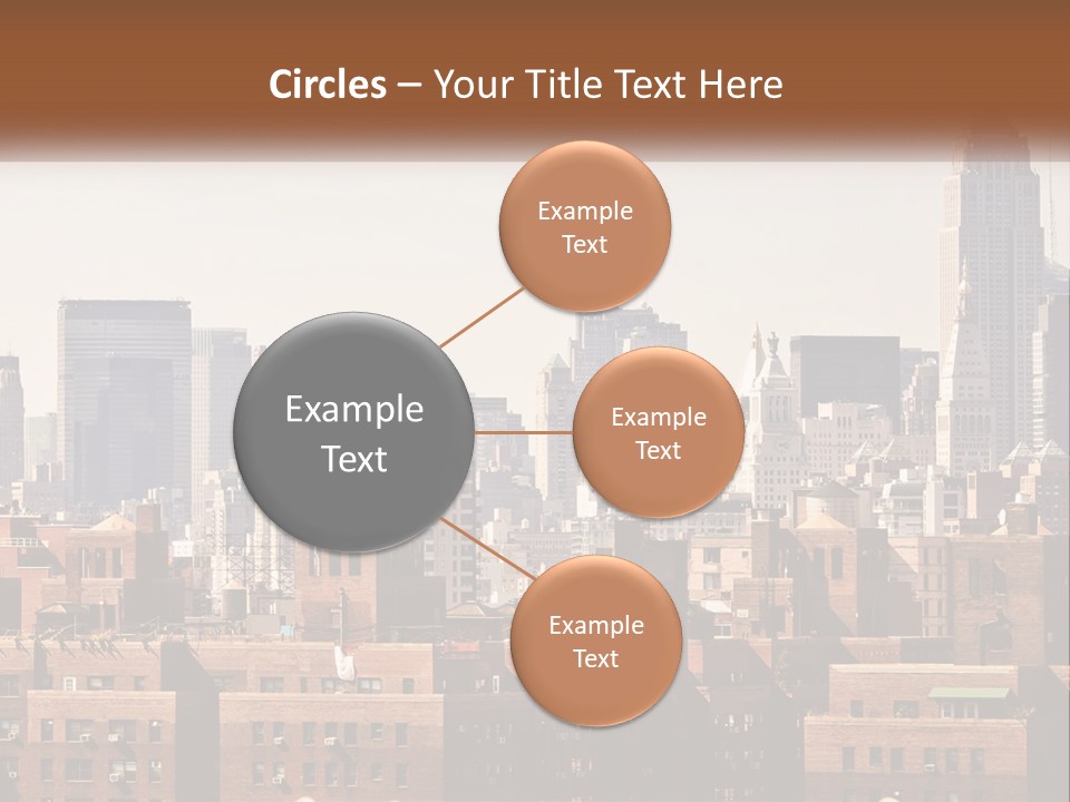 Tower Skyscraper Manhattan PowerPoint Template