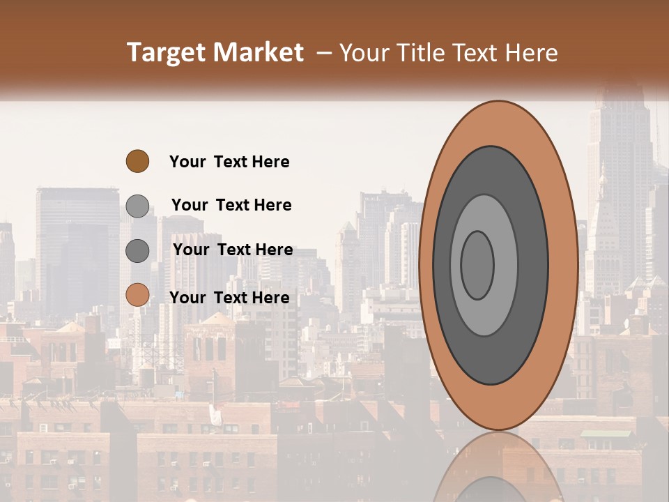 Tower Skyscraper Manhattan PowerPoint Template