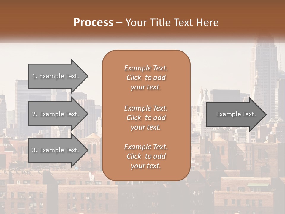 Tower Skyscraper Manhattan PowerPoint Template