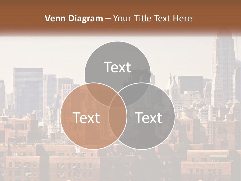 Tower Skyscraper Manhattan PowerPoint Template
