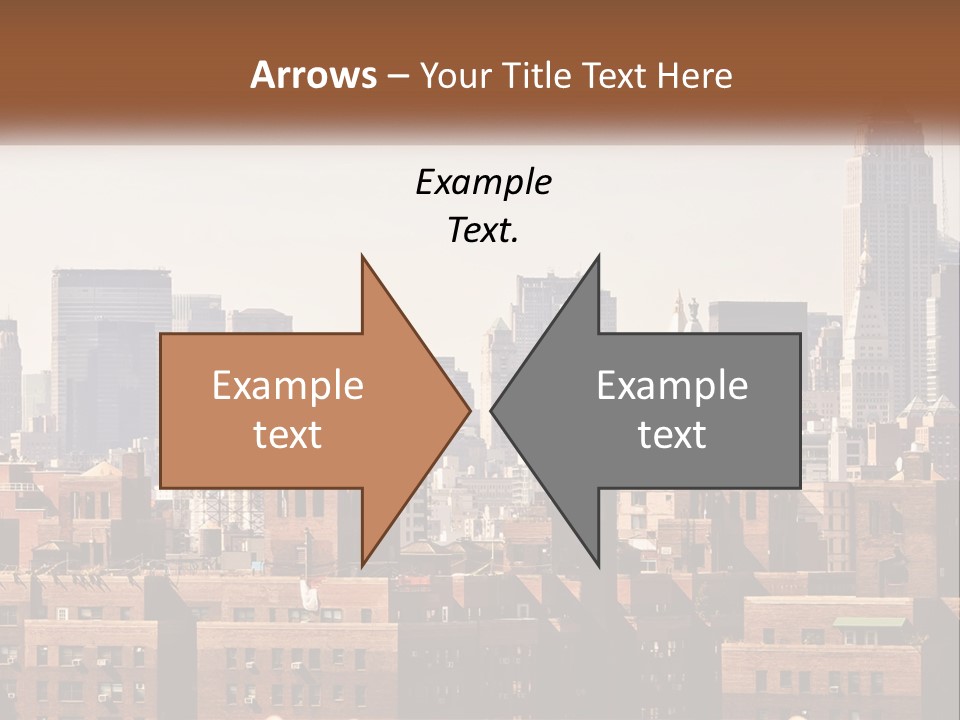 Tower Skyscraper Manhattan PowerPoint Template