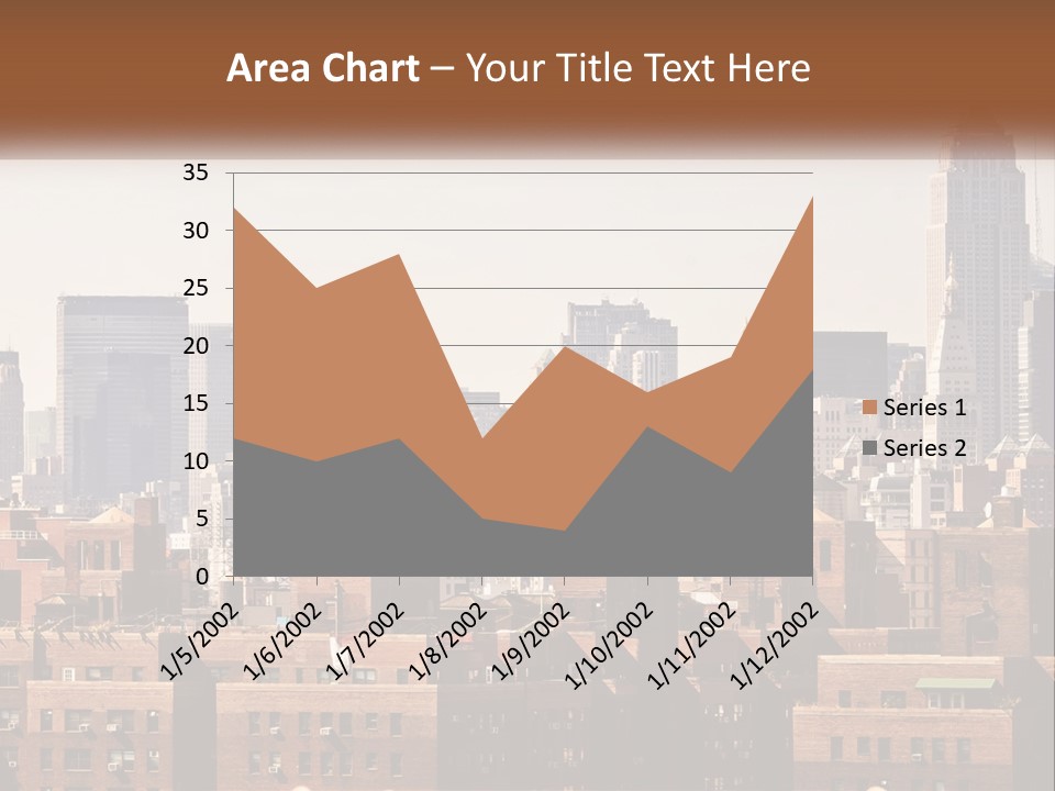 Tower Skyscraper Manhattan PowerPoint Template