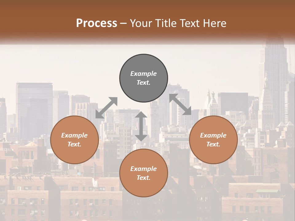 Tower Skyscraper Manhattan PowerPoint Template
