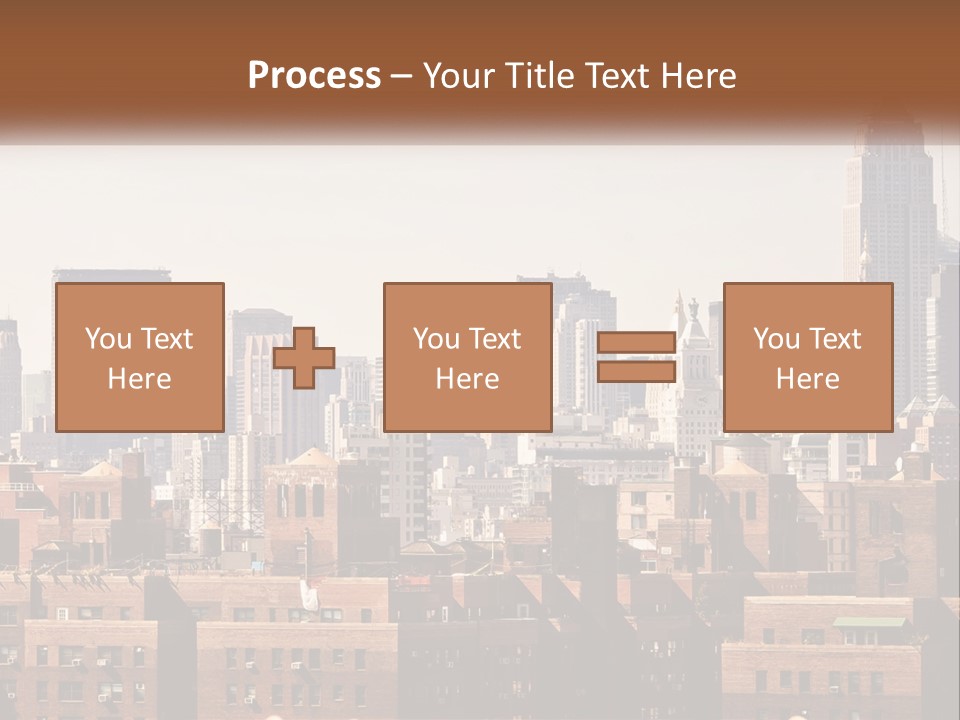 Tower Skyscraper Manhattan PowerPoint Template