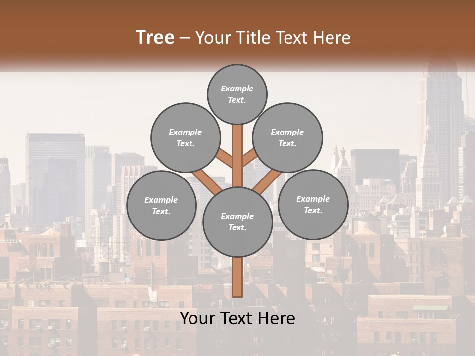 Tower Skyscraper Manhattan PowerPoint Template