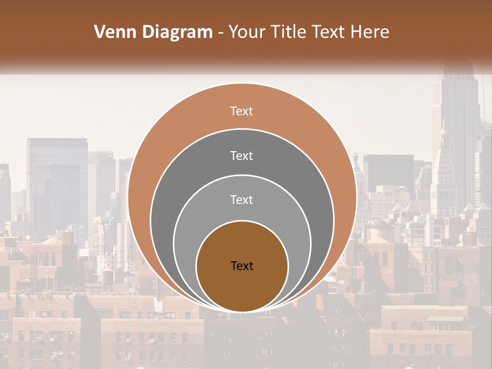 Tower Skyscraper Manhattan PowerPoint Template