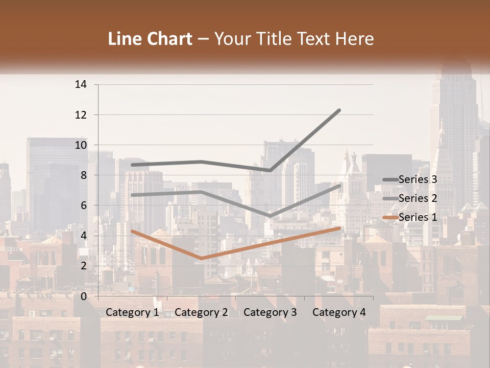 Tower Skyscraper Manhattan PowerPoint Template