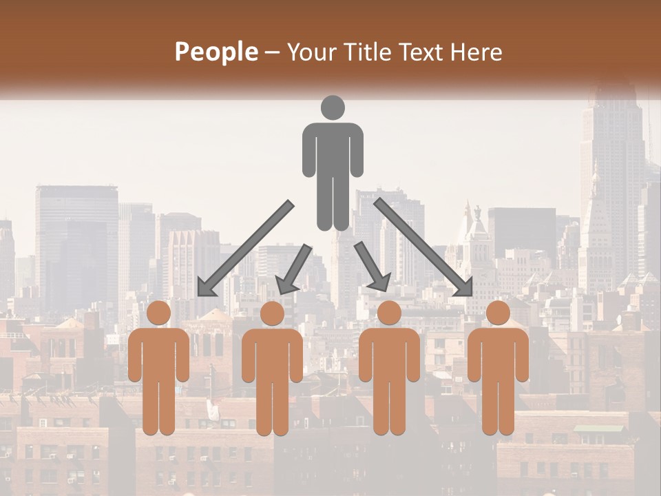 Tower Skyscraper Manhattan PowerPoint Template