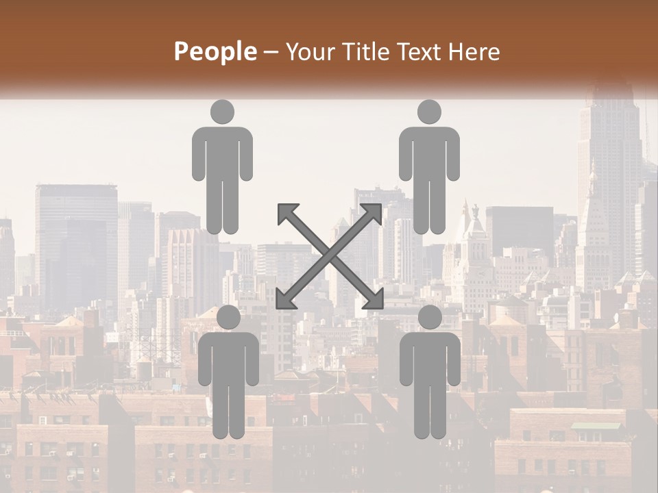 Tower Skyscraper Manhattan PowerPoint Template