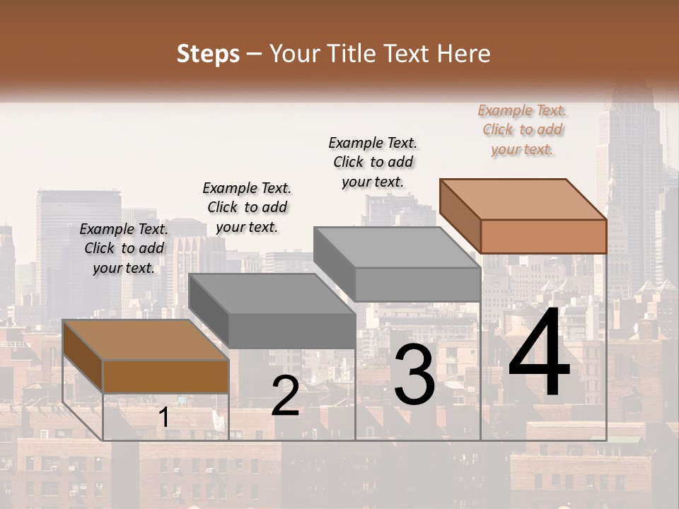 Tower Skyscraper Manhattan PowerPoint Template
