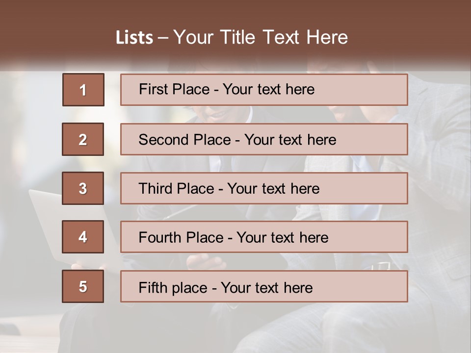 Formal Executive Professional PowerPoint Template