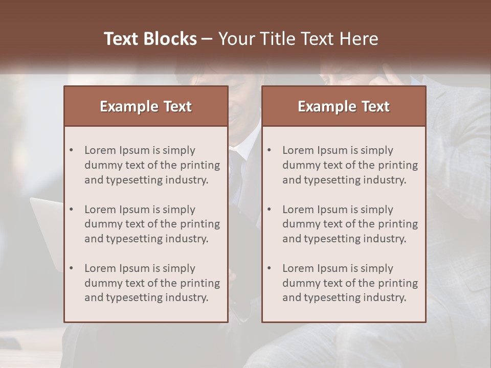Formal Executive Professional PowerPoint Template