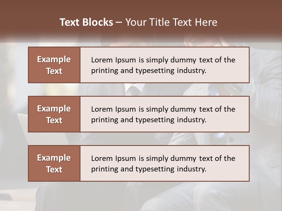 Formal Executive Professional PowerPoint Template