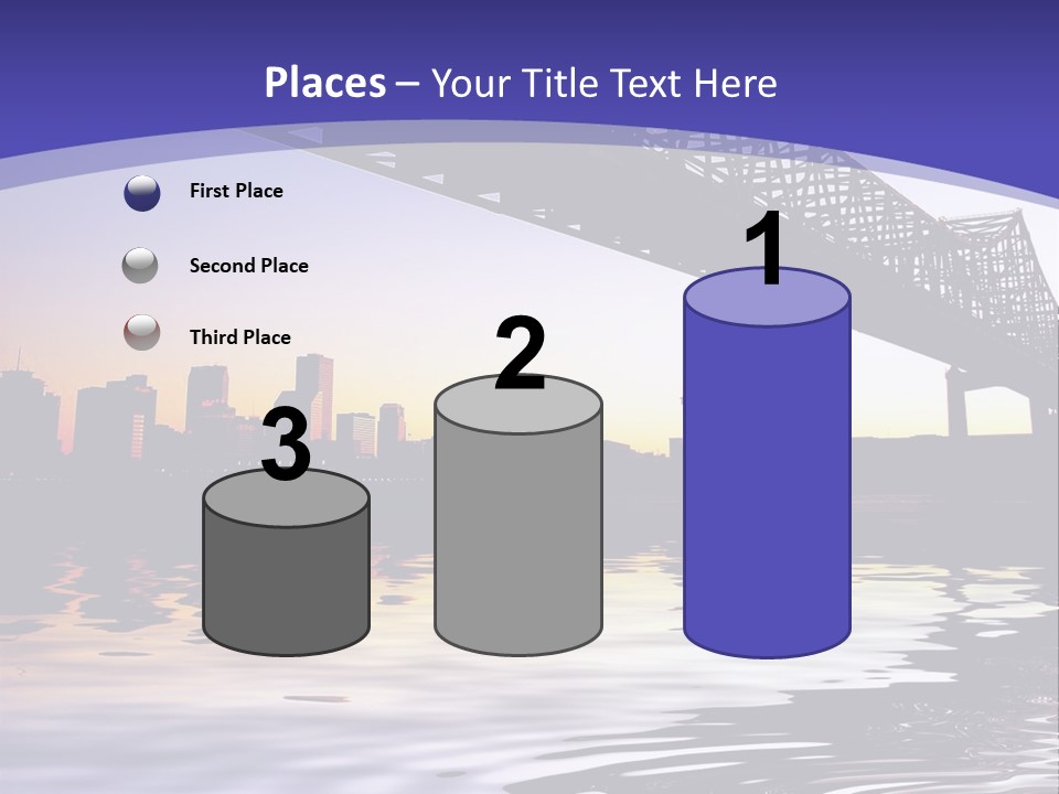 Buildings River Transportation PowerPoint Template