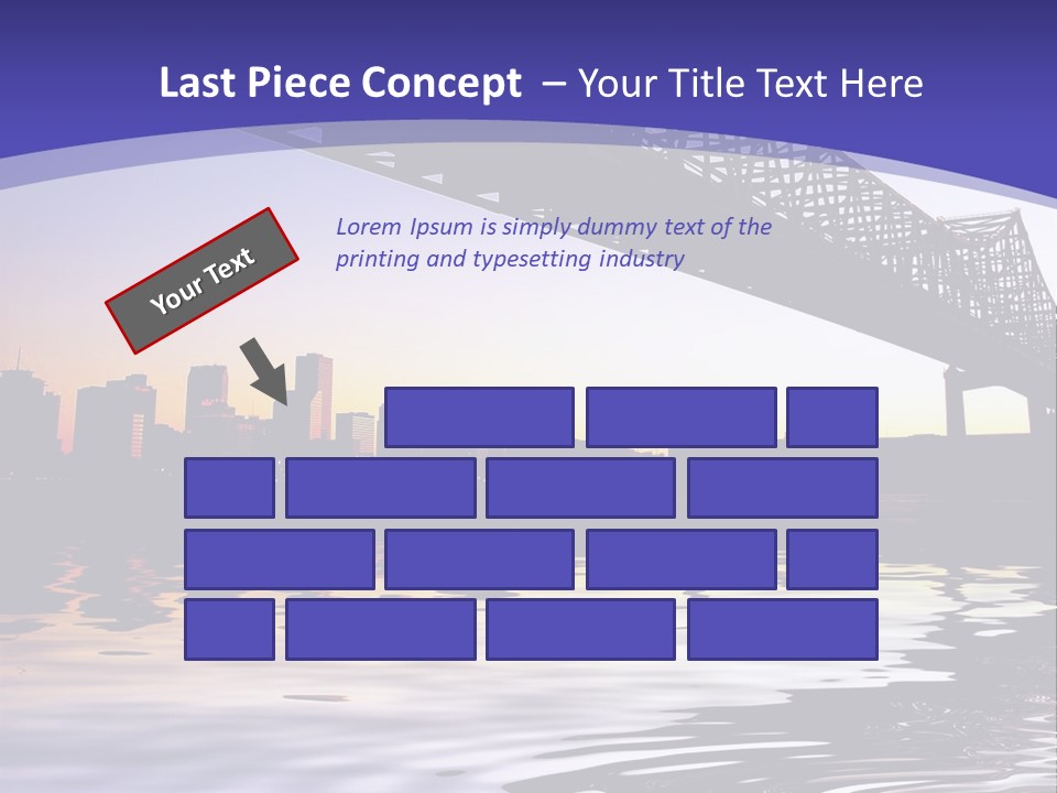 Buildings River Transportation PowerPoint Template