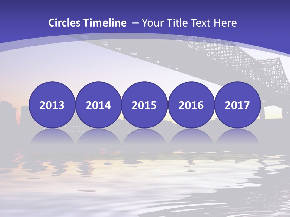 Buildings River Transportation PowerPoint Template