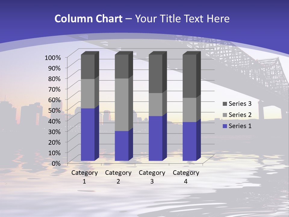Buildings River Transportation PowerPoint Template