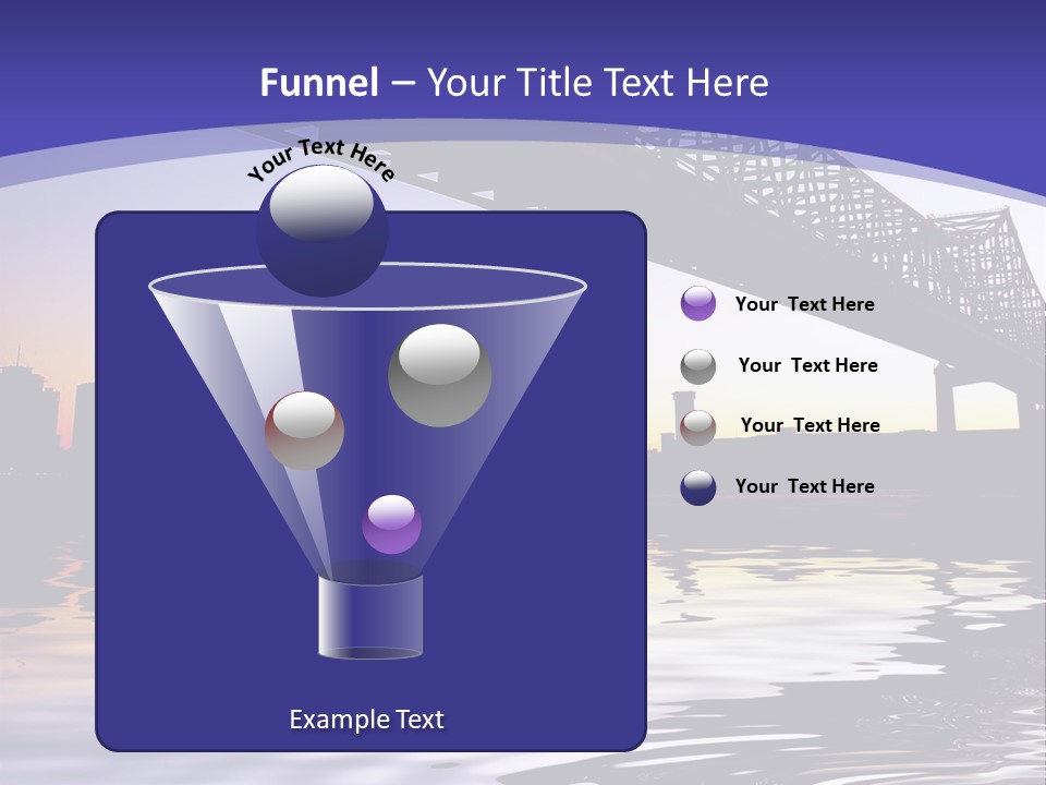 Buildings River Transportation PowerPoint Template