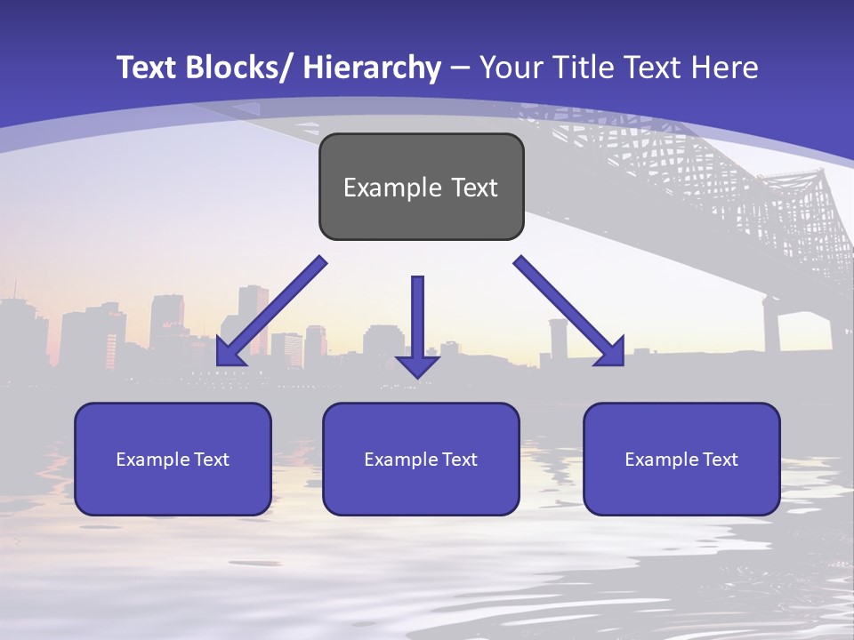 Buildings River Transportation PowerPoint Template