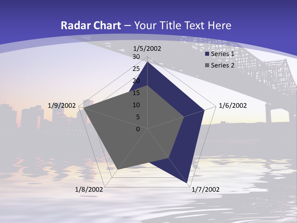 Buildings River Transportation PowerPoint Template