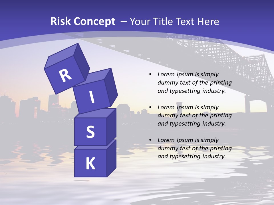 Buildings River Transportation PowerPoint Template