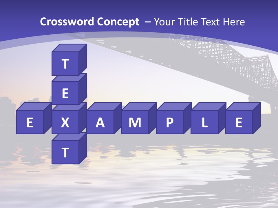 Buildings River Transportation PowerPoint Template