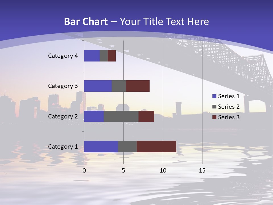 Buildings River Transportation PowerPoint Template