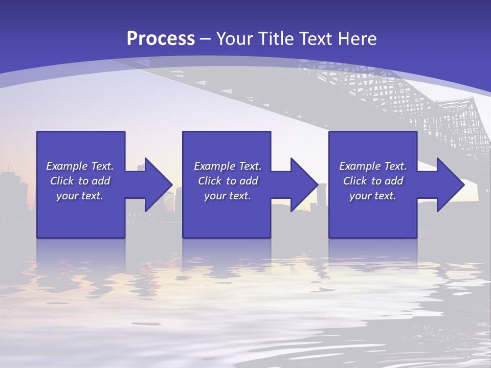 Buildings River Transportation PowerPoint Template