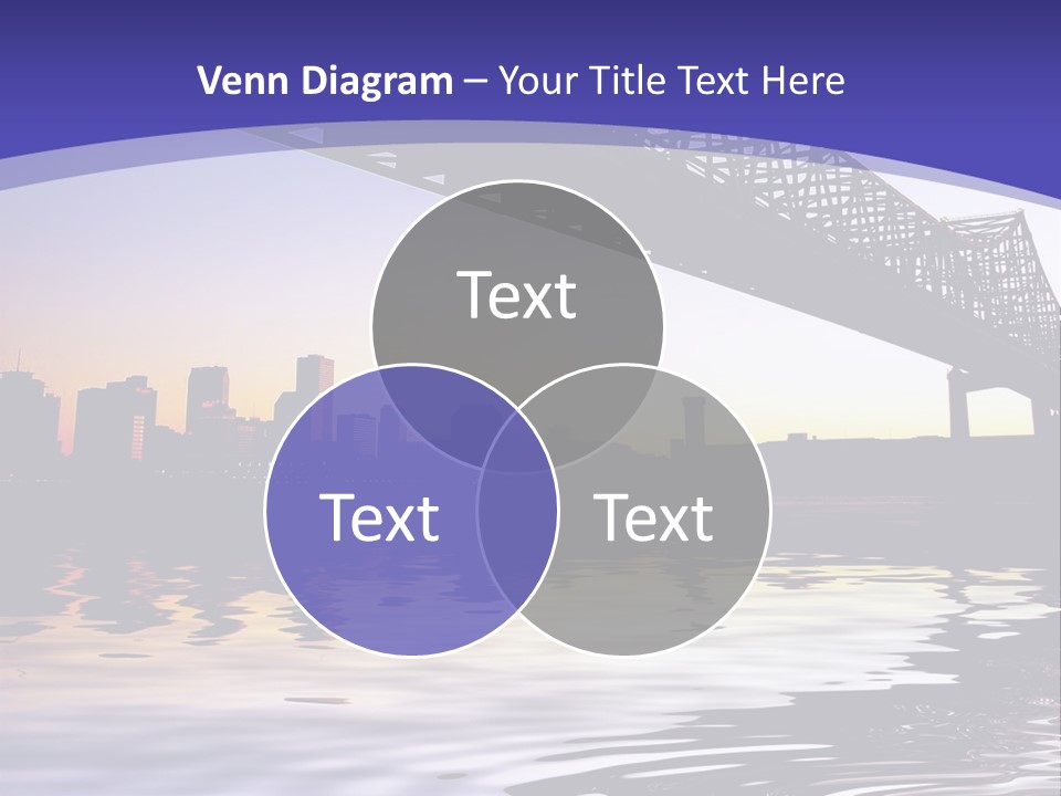 Buildings River Transportation PowerPoint Template