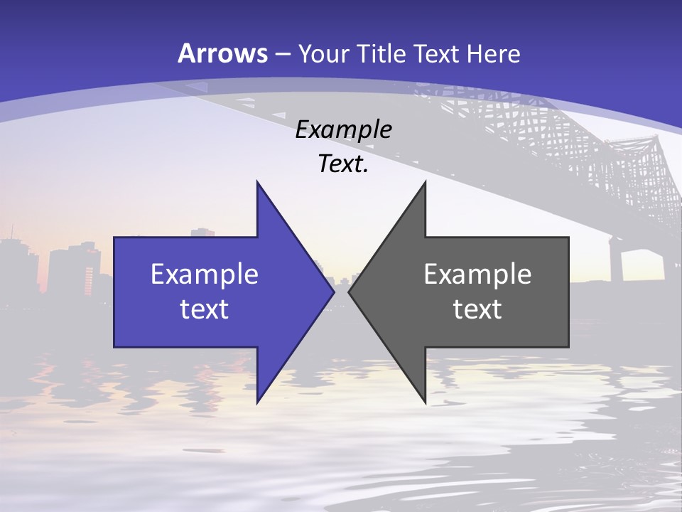 Buildings River Transportation PowerPoint Template