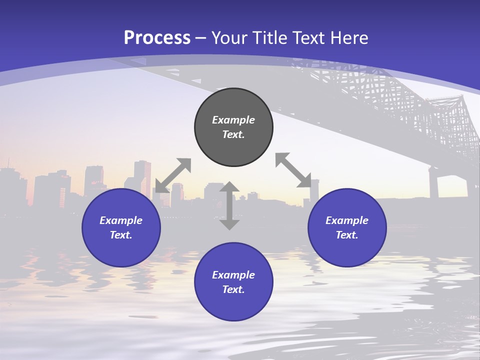 Buildings River Transportation PowerPoint Template