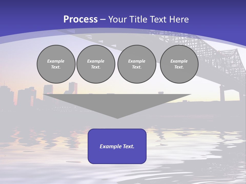 Buildings River Transportation PowerPoint Template