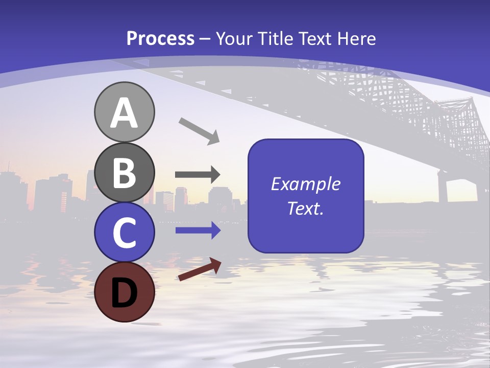 Buildings River Transportation PowerPoint Template
