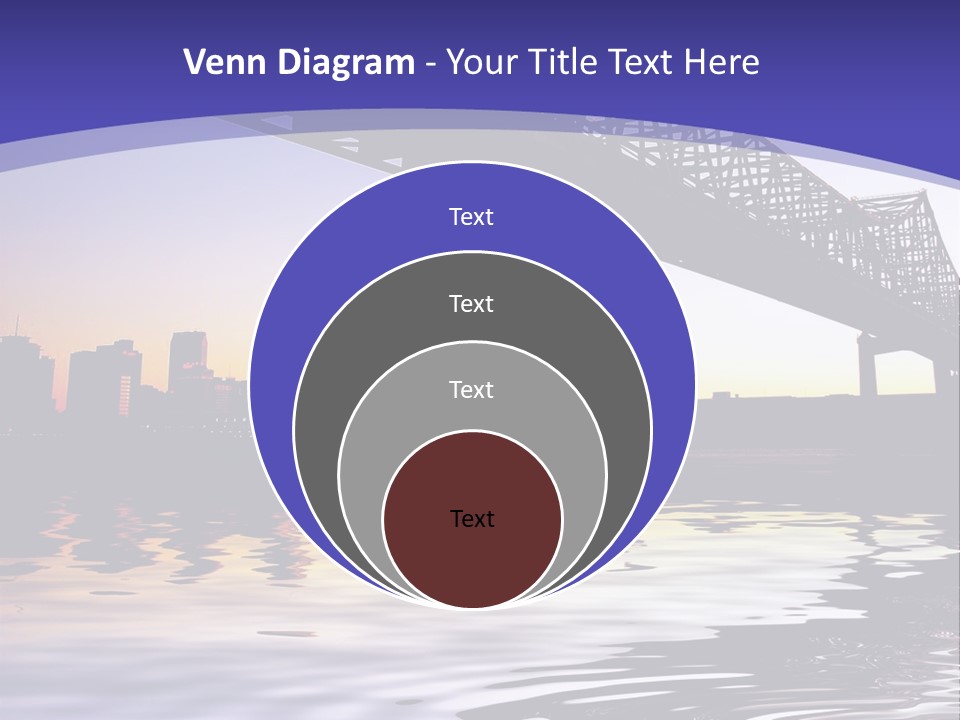 Buildings River Transportation PowerPoint Template