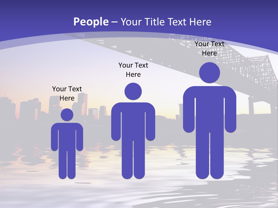 Buildings River Transportation PowerPoint Template