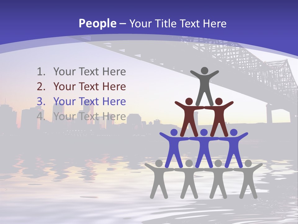 Buildings River Transportation PowerPoint Template