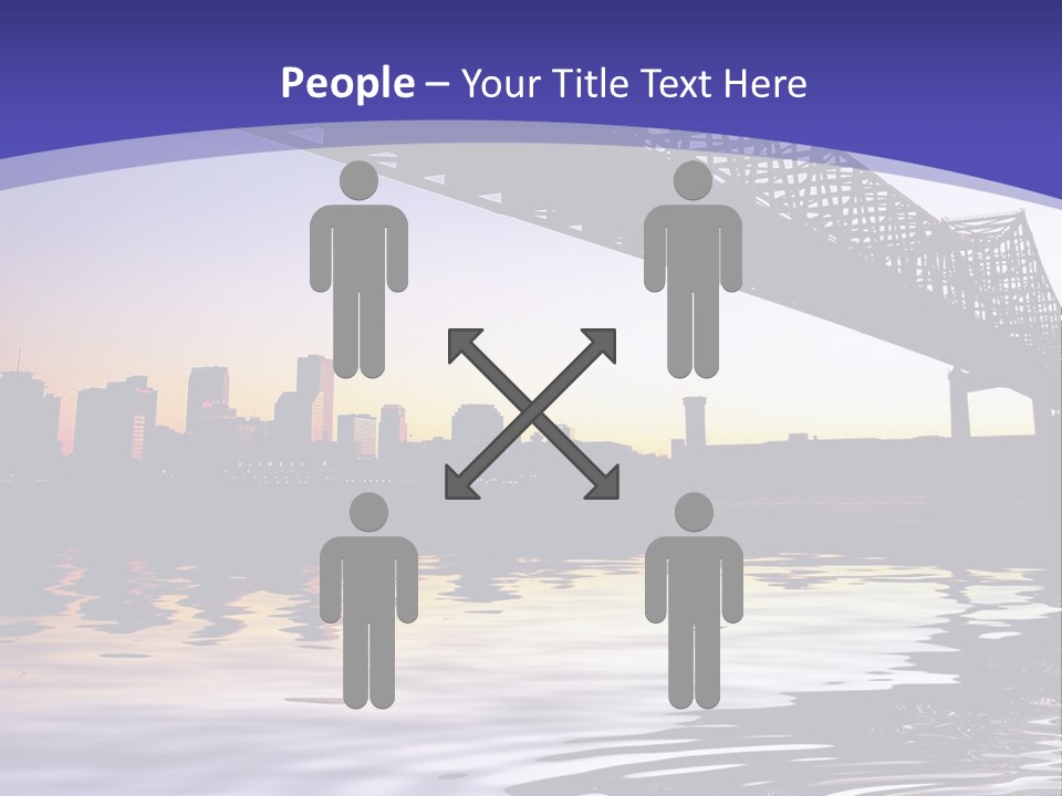 Buildings River Transportation PowerPoint Template