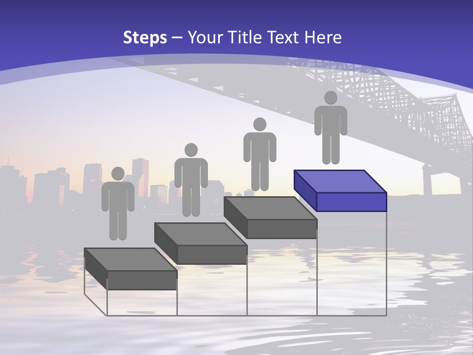 Buildings River Transportation PowerPoint Template