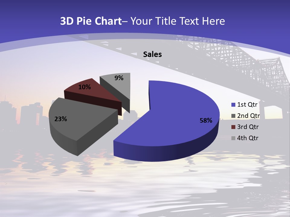 Buildings River Transportation PowerPoint Template