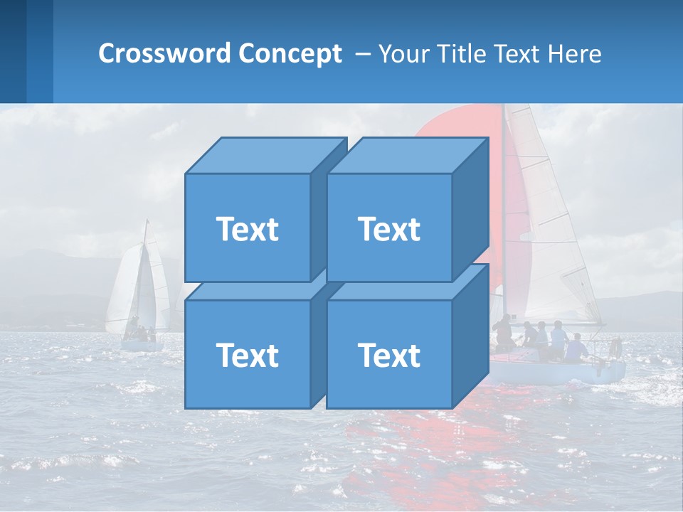 Shore Boat Outdoor PowerPoint Template