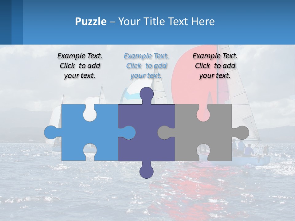 Shore Boat Outdoor PowerPoint Template