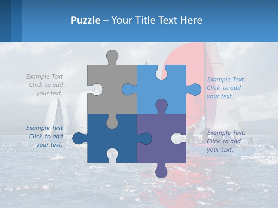Shore Boat Outdoor PowerPoint Template