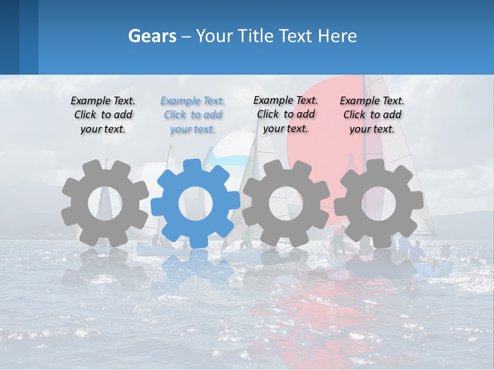 Shore Boat Outdoor PowerPoint Template