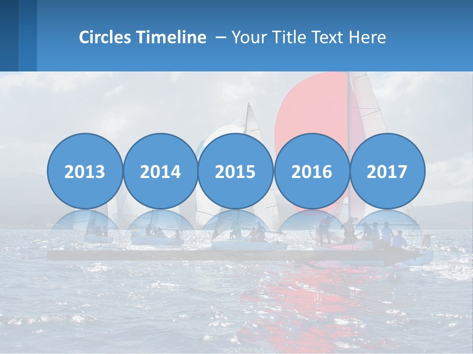 Shore Boat Outdoor PowerPoint Template